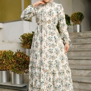 قفطان الأناقة الزهرية: إشراقة لا مثيل لها