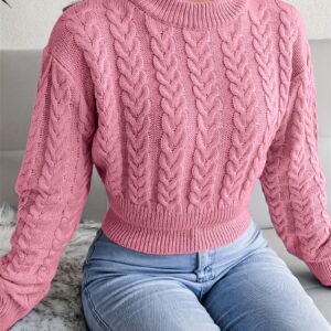Winter Elegance: Acrylic Wrap Sweater