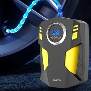 Say Goodbye to Tire Troubles: Portable Digital Inflator for Every Vehicle!