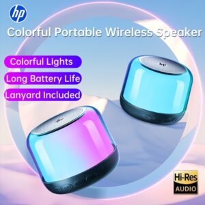 Immerse in the Rhythm, Shine with the Lights: HP Portable Wireless Speaker