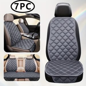 Elevate Your Drive: Luxury 7-Piece Car Seat Cushion Set for Ultimate Comfort & Style!