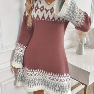 فستان الكنزة الراقي: جمال بوهيمي يلائم أناقتكِ على مدار العام