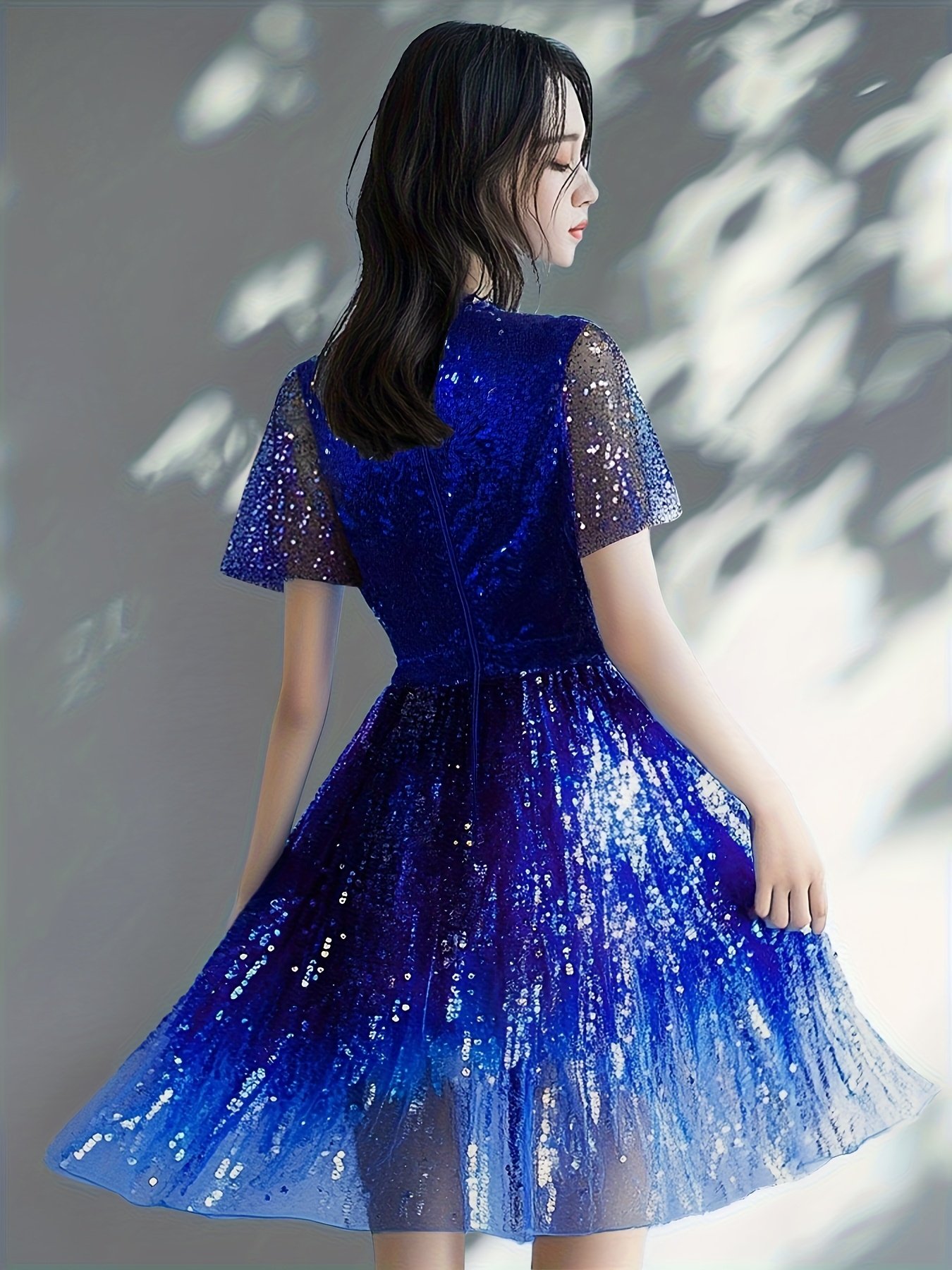 Sparkling Sequin Evening Dress: Dazzling Elegance! - Image 2