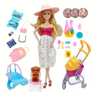 دمية الأم الحامل: عالم من الخيال واللعب الإبداعي!