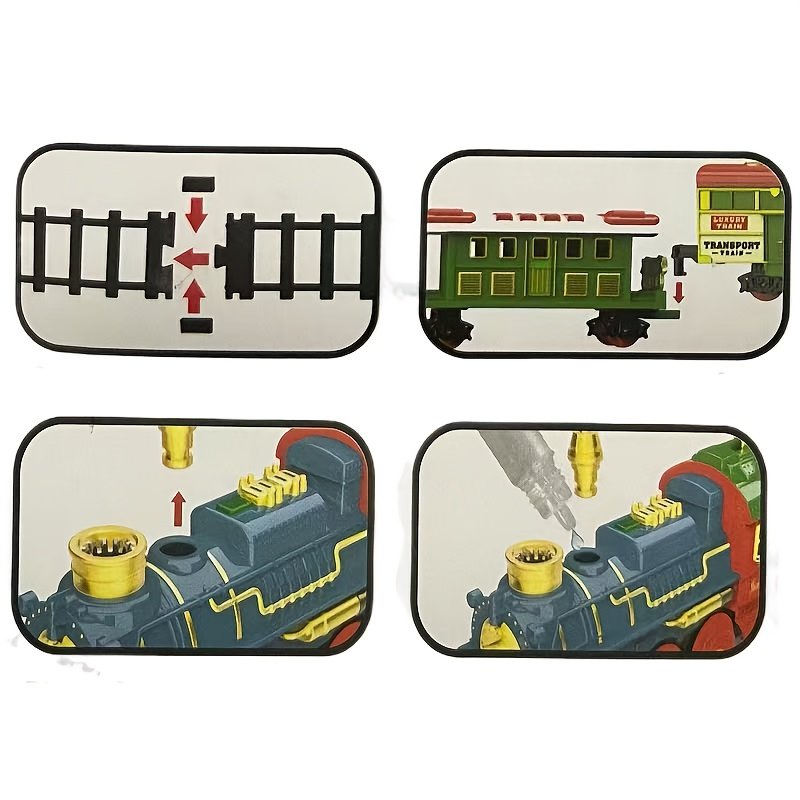 قطار البخار العملاق: انطلق في رحلة الأحلام على سكة مرتفعة ودخان واقعي! - الصورة 7