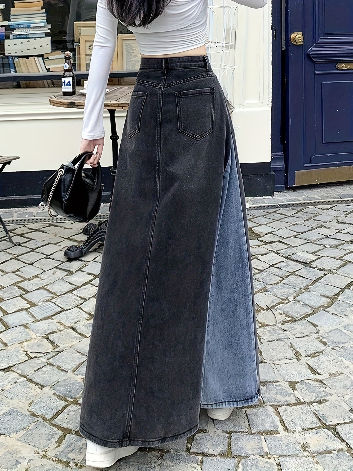 חצאית ג'ינס ארוכה: סטייל בלתי ניתן לעמוד בפניו ונוחות לאורך זמן! – תמונה 9