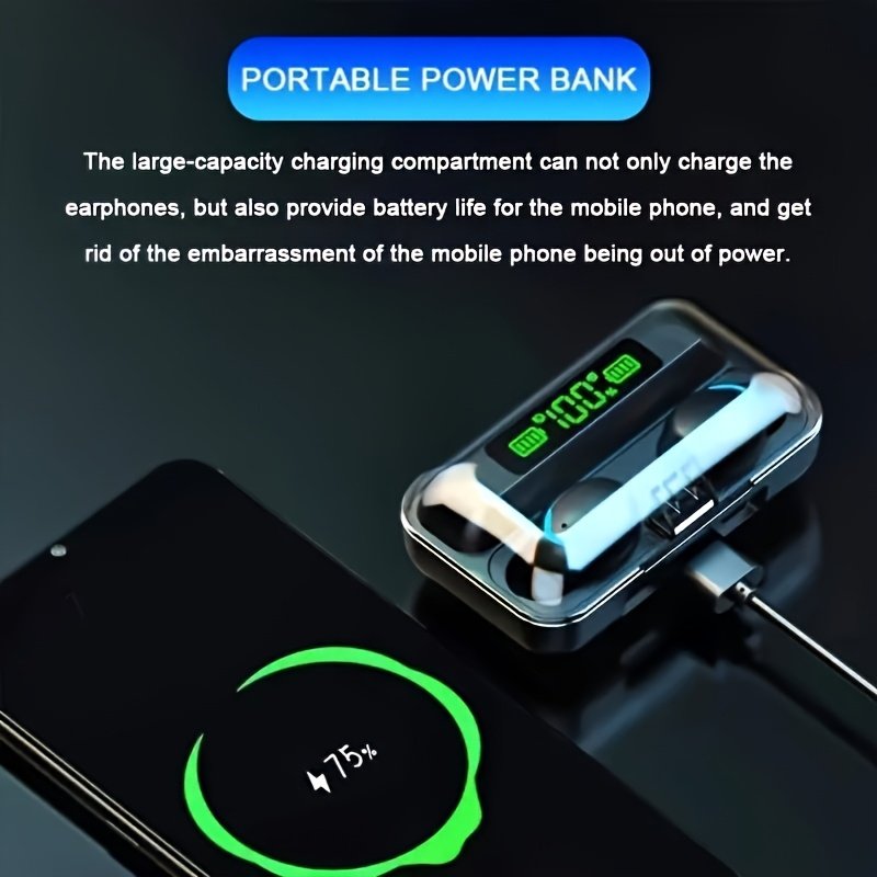 חופש הצליל ללא גבולות: אוזניות F9-5c אלחוטיות חכמות! – תמונה 6