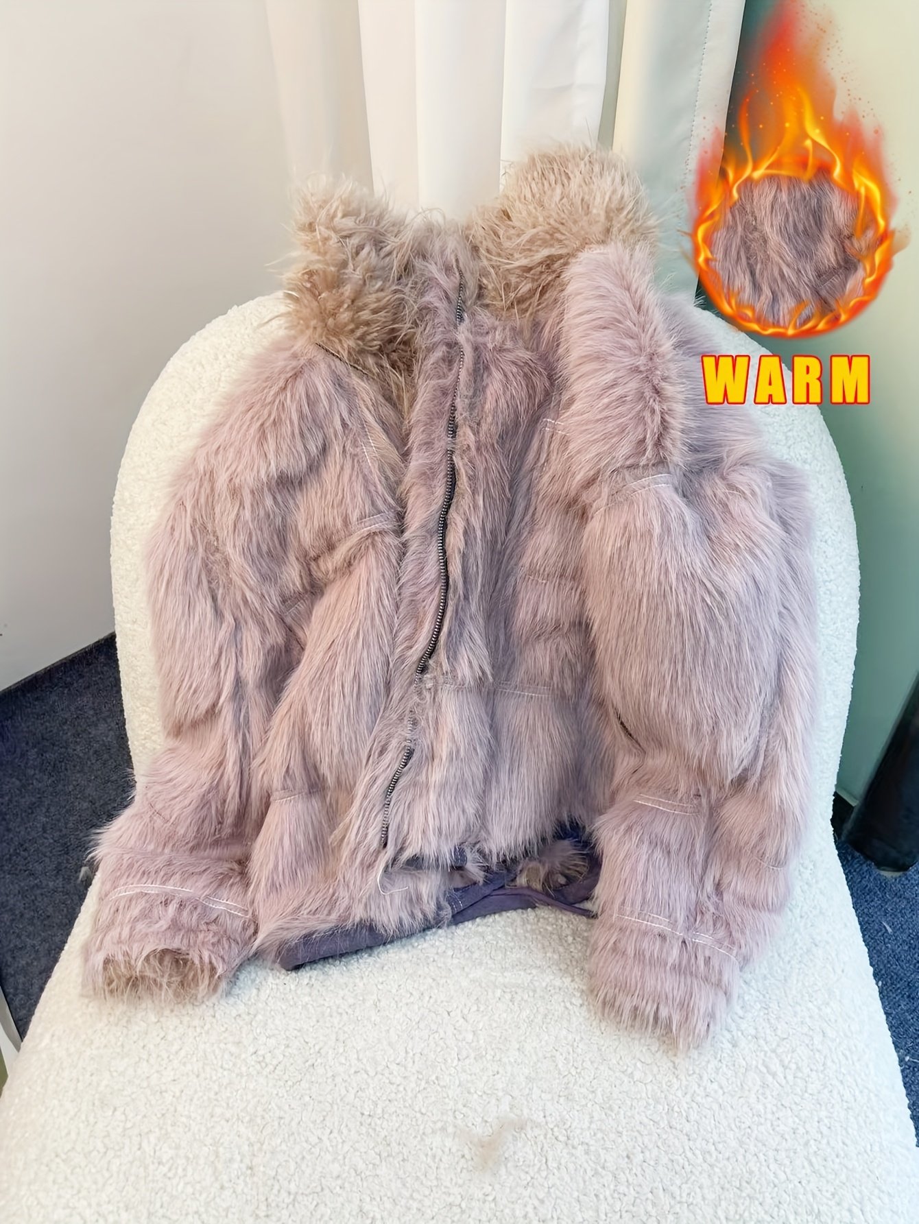 جاكيت الفرو الصناعي الفاخر: أناقة 2025 ودفء لا يُقاوم! - الصورة 4