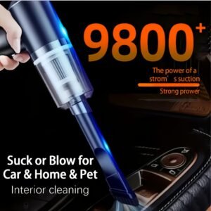 وداعاً للفوضى: مكنسة السيارة والمنزل المحمولة بقوة التوربين!