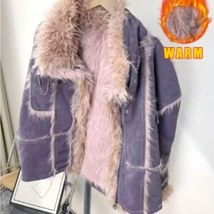 جاكيت الفرو الصناعي الفاخر: أناقة 2025 ودفء لا يُقاوم!