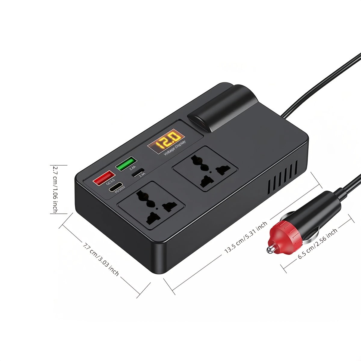 قوتك في كل رحلة: محول طاقة السيارة الذكي! - الصورة 2