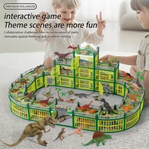 مجموعة حديقة الديناصورات: انطلق في مغامرة البناء!