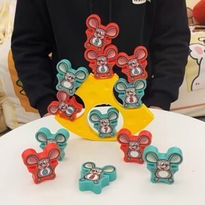 אתגר העכברים והגבינה: משחק האיזון המלכד את המשפחה!