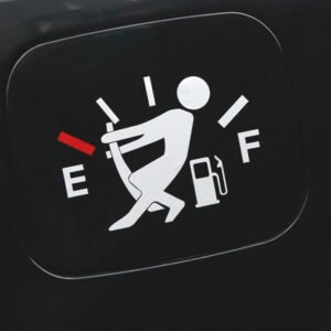 Funny Fuel Stickers: A Humorous Touch for Your Car!