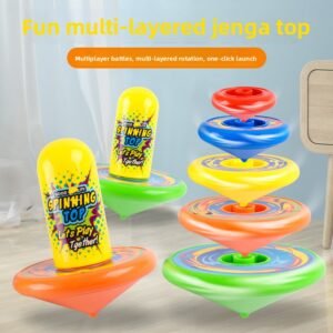 Colorful Gyroscope Set: Unleash the Fun of Spinning and Challenge!