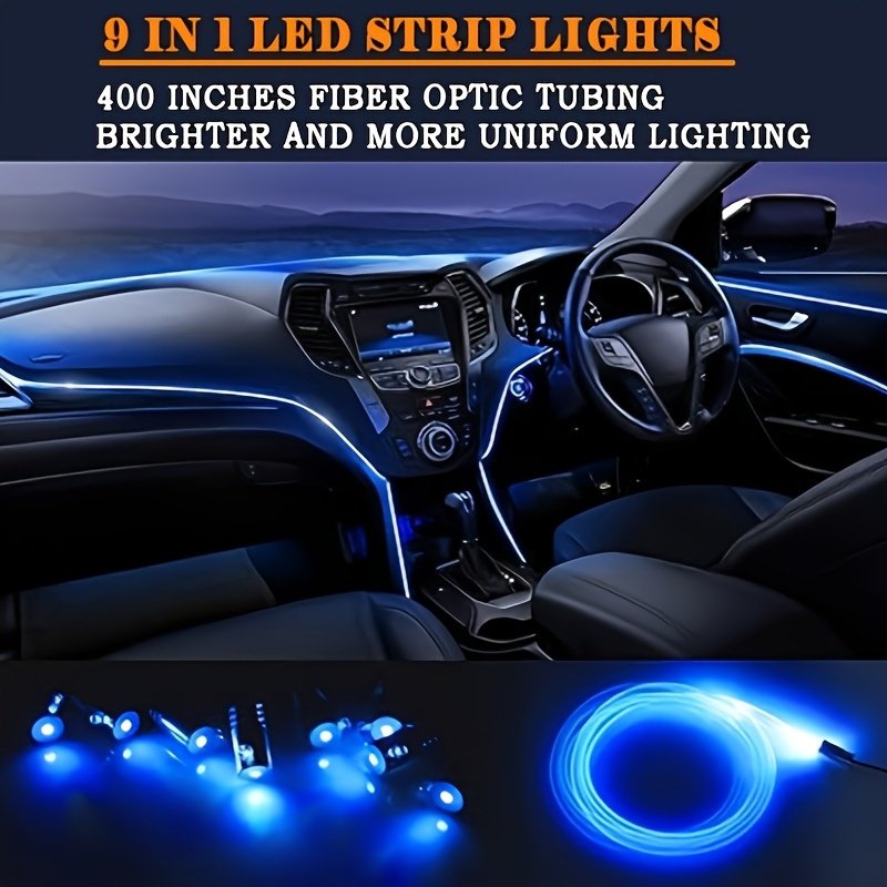 אווירת הרכב שלך בנגיעה: מערכת תאורת RGB חכמה 9 ב-1! – תמונה 6