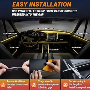 אווירת הרכב שלך בנגיעה: מערכת תאורת RGB חכמה 9 ב-1!