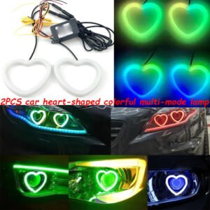 תאורת לבבות מלאך RGB: הרכב שלך זוהר בקסם הצבעים!