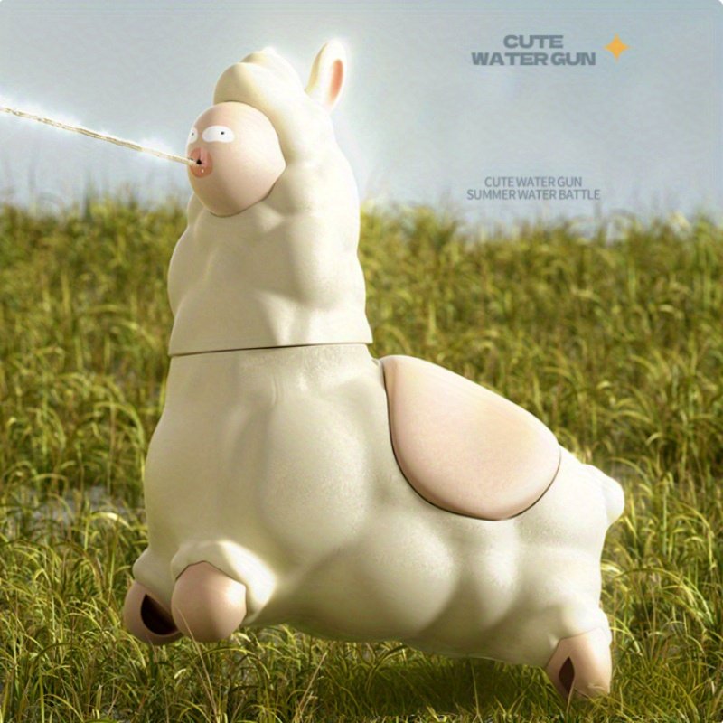 אקדח מים אלפקה חמוד: גיבור הכיף של הקיץ ומפזר הצחוק! – תמונה 4