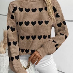 بلوزة القلب الدافئة: أناقة لا تضاهى لكل امرأة!