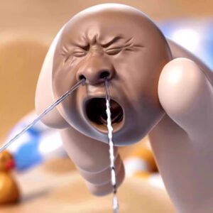 مفاجأة التثاؤب المائي: رش المرح في كل مكان!