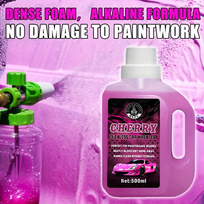 Unreal Shine and Unmatched Protection with Pink Car Wash Foam! - Image 5