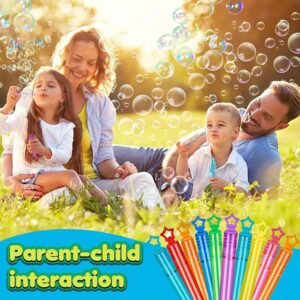 نجوم الفقاعات المتلألئة: 12 عصا سحرية لمرح لا يتوقف!