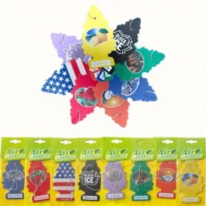 أوراق العطر: أناقة وانتعاش لمرآة سيارتك