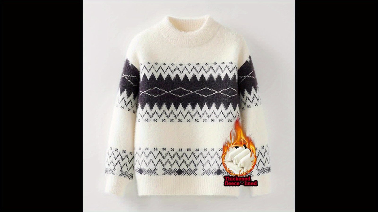 חום חורפי בטאץ' מודרני: סוודר בלוקי הצבע המושלם לילדיכם! – תמונה 7