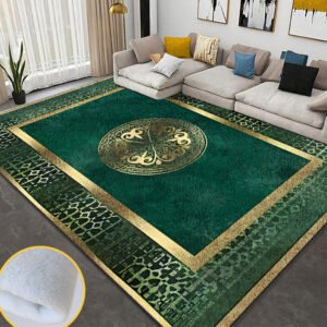 Golden Velvet Rug: Unparalleled Luxury