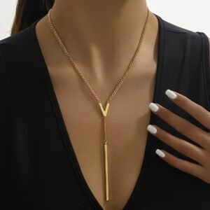 V Dangle Necklace: The Epitome of Elegance and Unmatched Allure