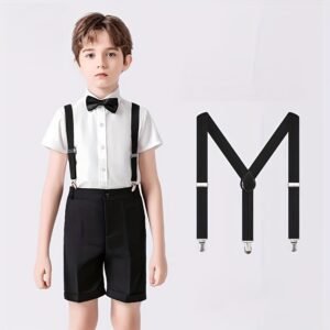 نجم المناسبات: طقم البدلة المتكامل لأناقة طفلك الخالدة!