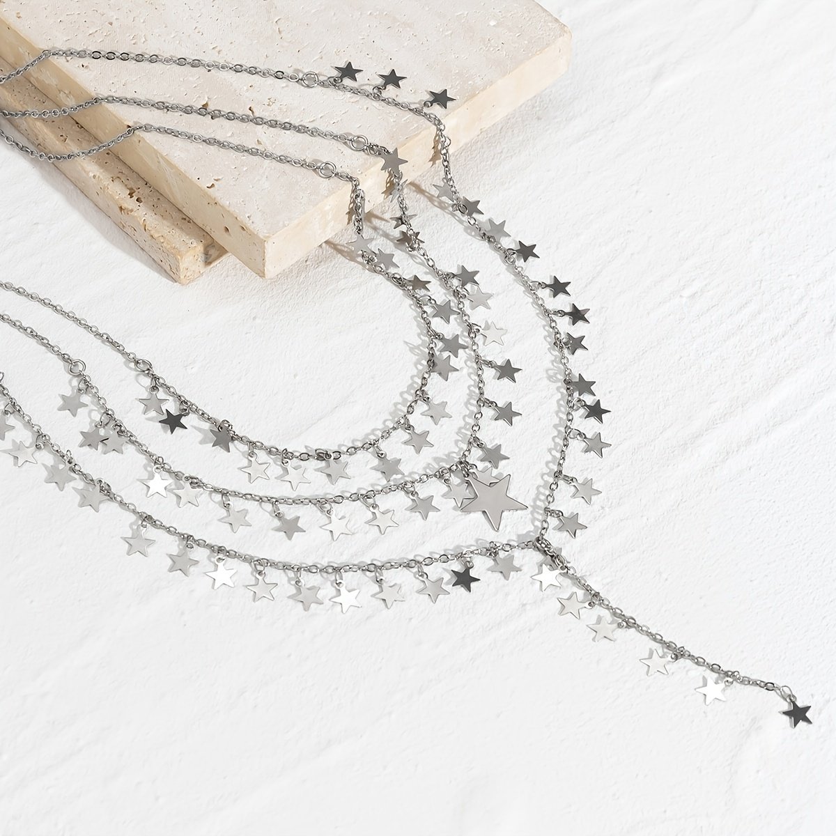 Vintage Elegance Secrets: Triple Holiday Necklace Set - Image 9