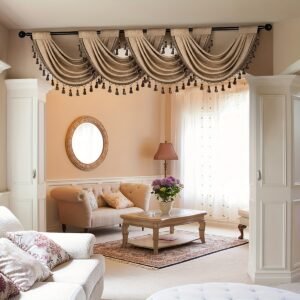 וילון שאנל מהודר: נגיעה אירופאית קסומה לכל חלון!