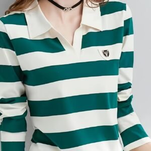 تيشيرت مخطط بكم طويل: الأناقة والراحة في قطعة واحدة!