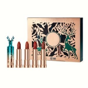 Enduring Whisper of Color: Luxurious Quad Lipstick Collection