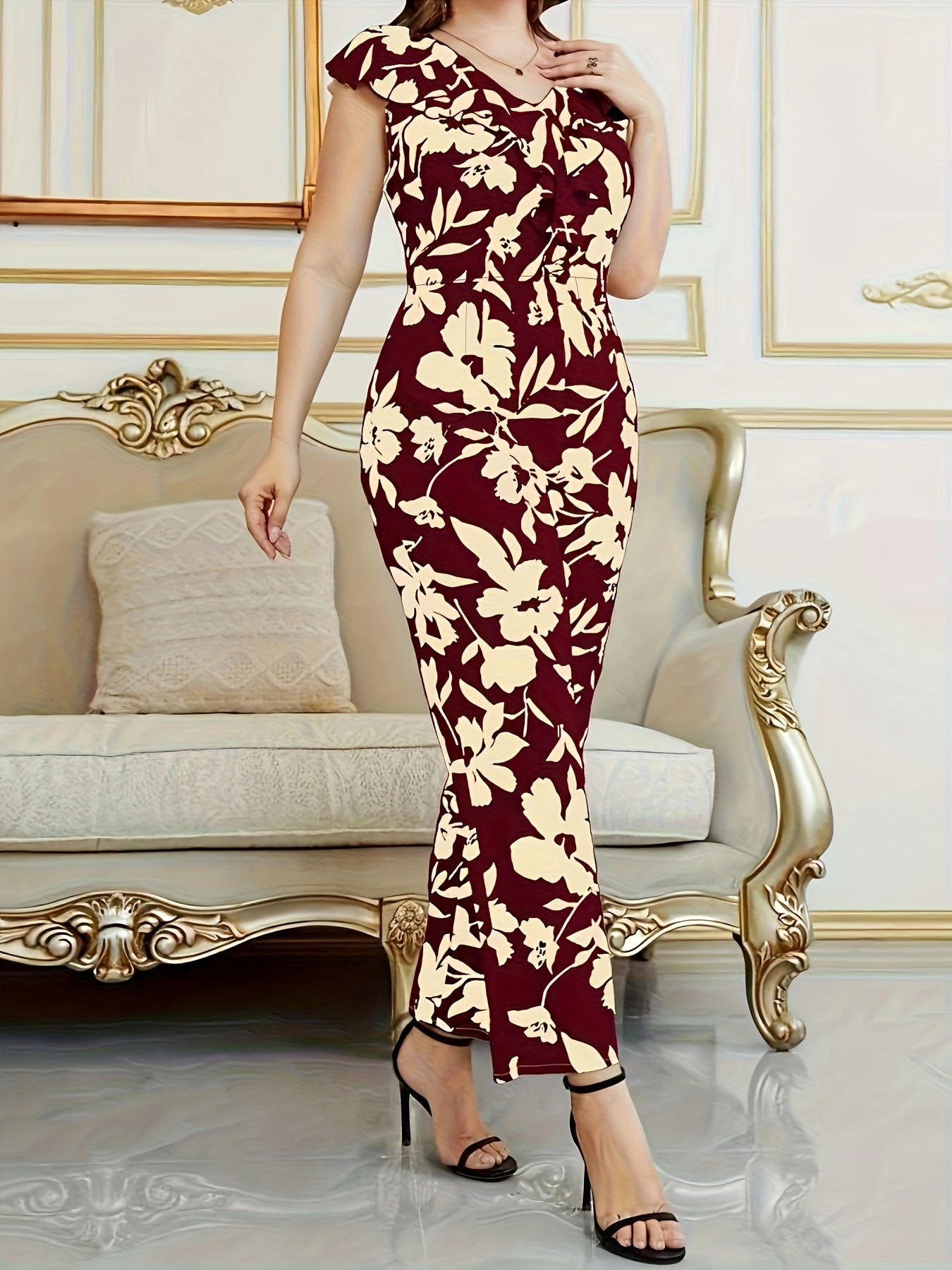 Charming Floral Jumpsuit: Effortless Elegance - Image 4