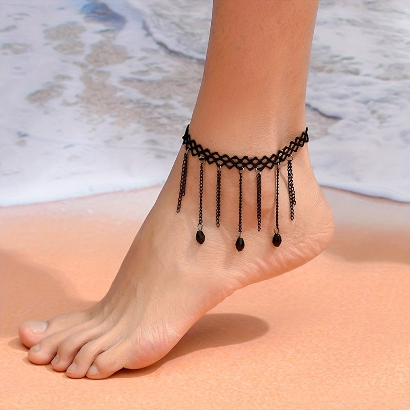 Shine with Every Step: Unique Bohemian Anklet!