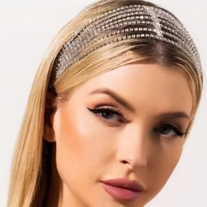 تألقي كالأميرات: طوق الرأس الفاخر المرصع ببريق الألماس!