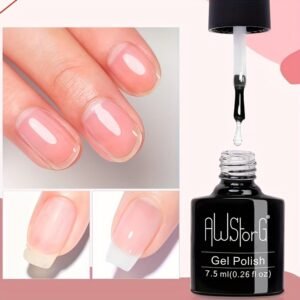 הבריקי ללא גבולות: ג'ל AWStorG שקוף לחיזוק והארכת ציפורניים!