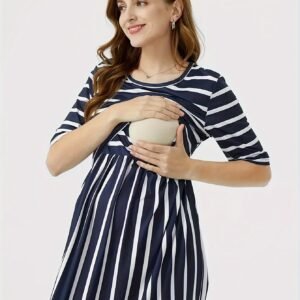 أناقة الحمل والرضاعة: فستانك المفضل لراحة لا تضاهى