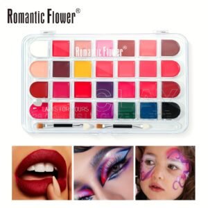 28-Color Professional Lip Palette: Endless Creativity, Lasting Beauty!