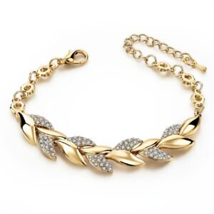 سوار الأوراق الذهبية: أناقة لا تذبل