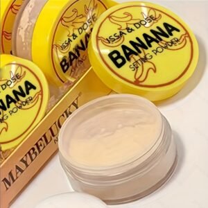 אבקת בננה זהובה: לקיבוע לא ייאמן ועור ללא רבב!