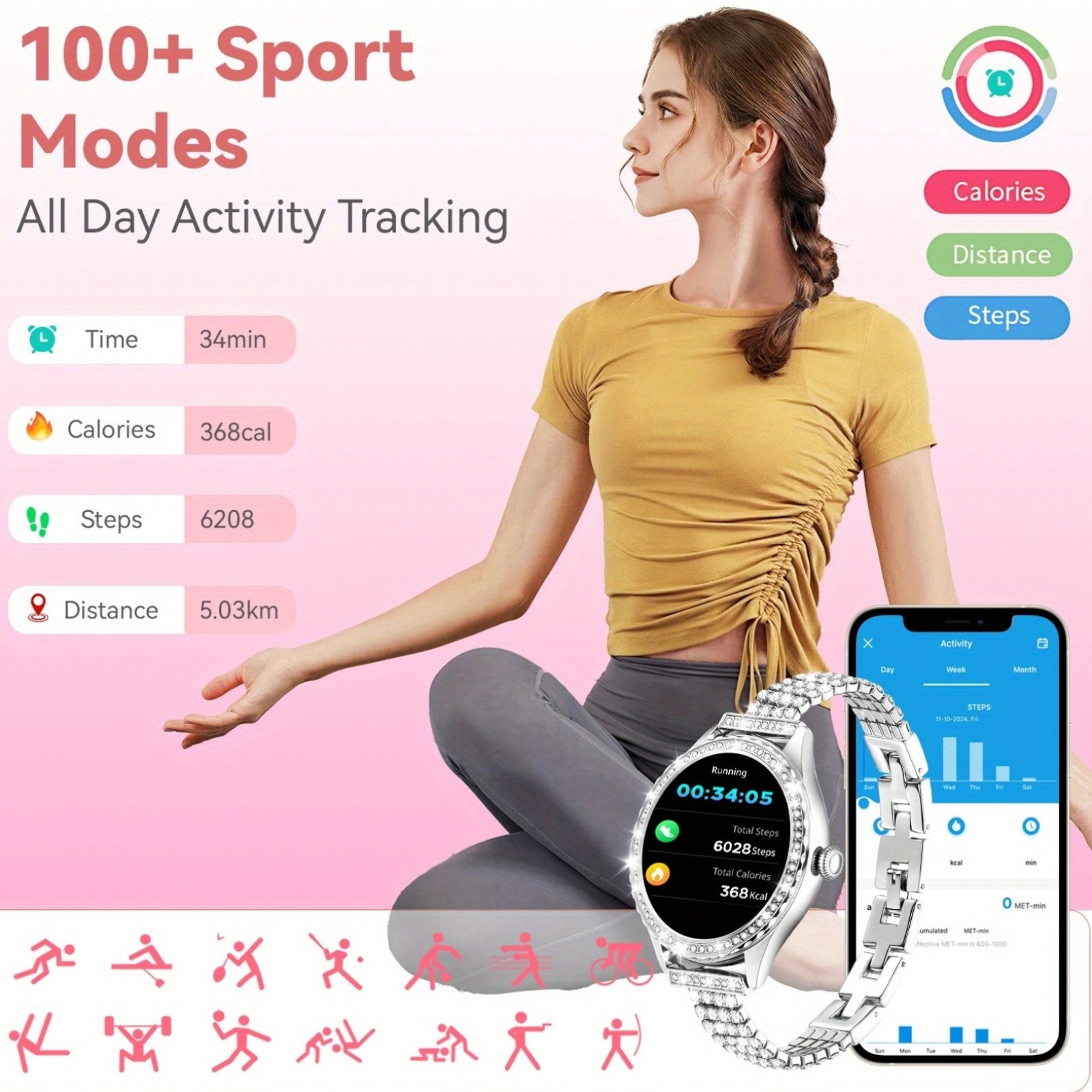 RESOPINDA Smartwatch: Evolving Elegance & Intelligence to Match Your Ambitions! - Image 4