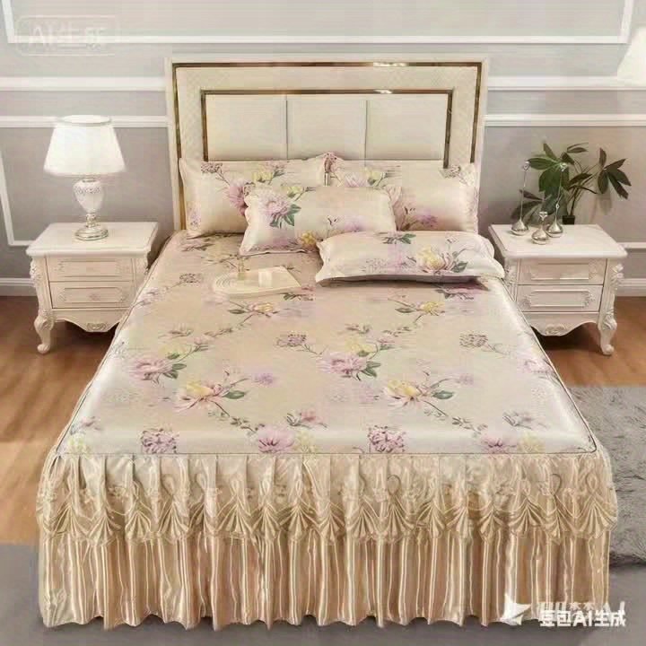 נוחות מלכותית ויופי בלתי נתפס: סט מצעי מיקרופייבר רקום 3 חלקים – תמונה 11