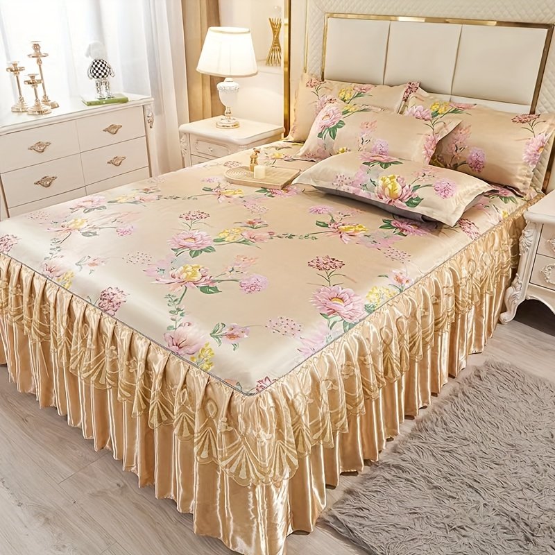 נוחות מלכותית ויופי בלתי נתפס: סט מצעי מיקרופייבר רקום 3 חלקים – תמונה 4