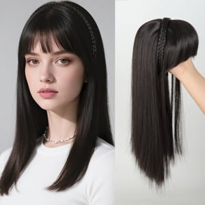 تألقي بلا حدود: شعر مستعار مستقيم بتصميم عصري وجذاب!