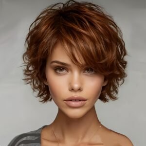 باروكة البيكسي البني: إطلالة عصرية، راحة لا تضاهى!