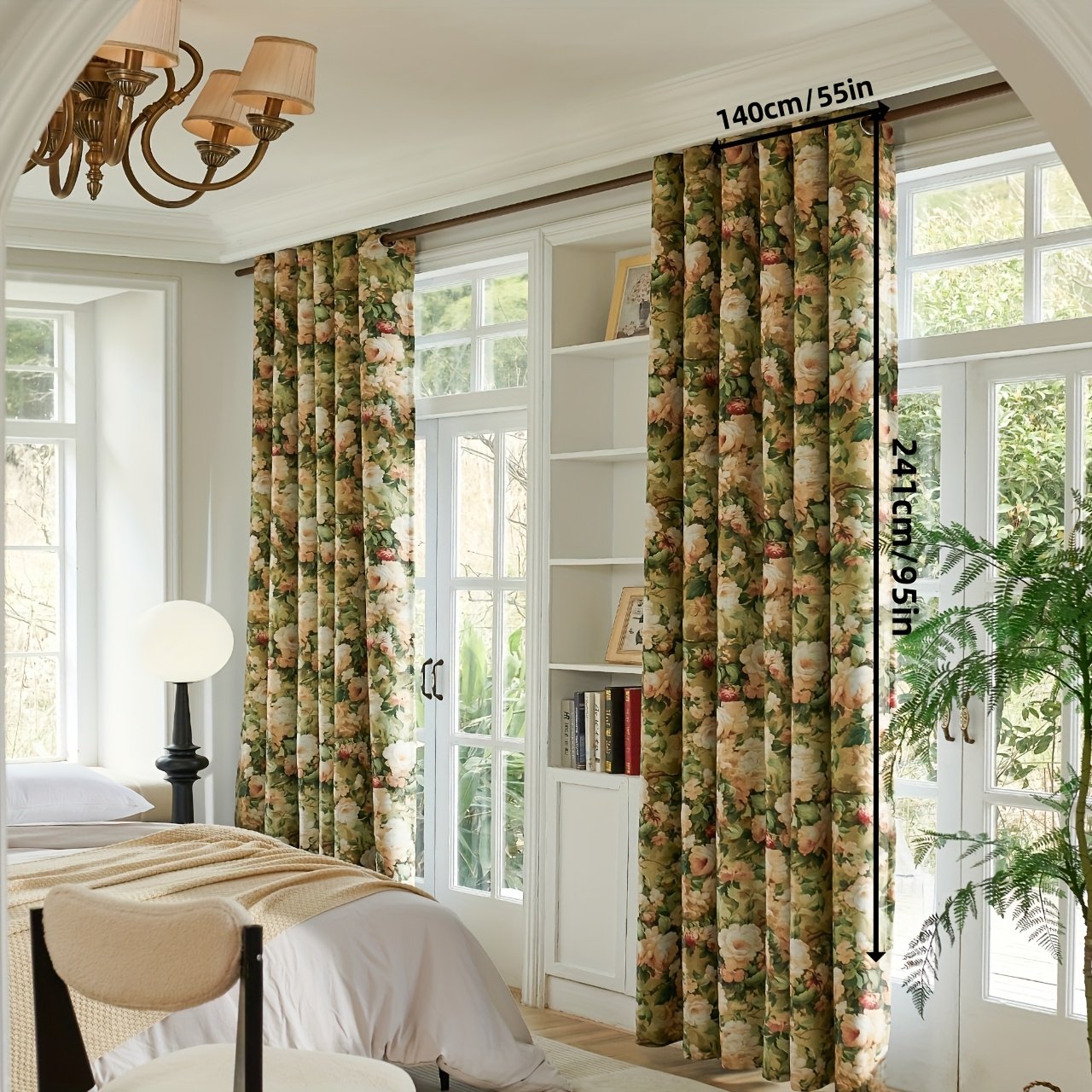 Charming Bohemian Curtains: Ideal Blackout & Unique Floral Design - Image 13